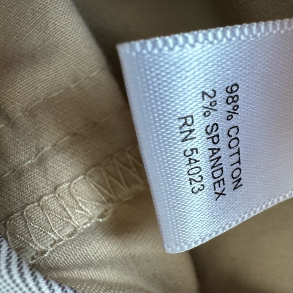 Banana Republic Martin Fit Pants Size 4 Stretch Wide Leg Beige low rise - Picture 7 of 7